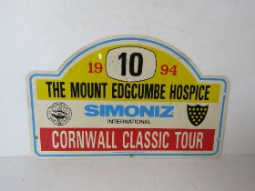 A 1994 Cornwall Classic Tour bumper sign 32cm wide.