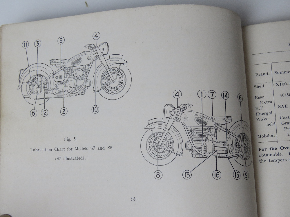 An instruction manual for a Sunbeam 500 OHC twi printed June 1957. - Image 6 of 6