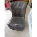 A Morris Minor car seat in original condition.