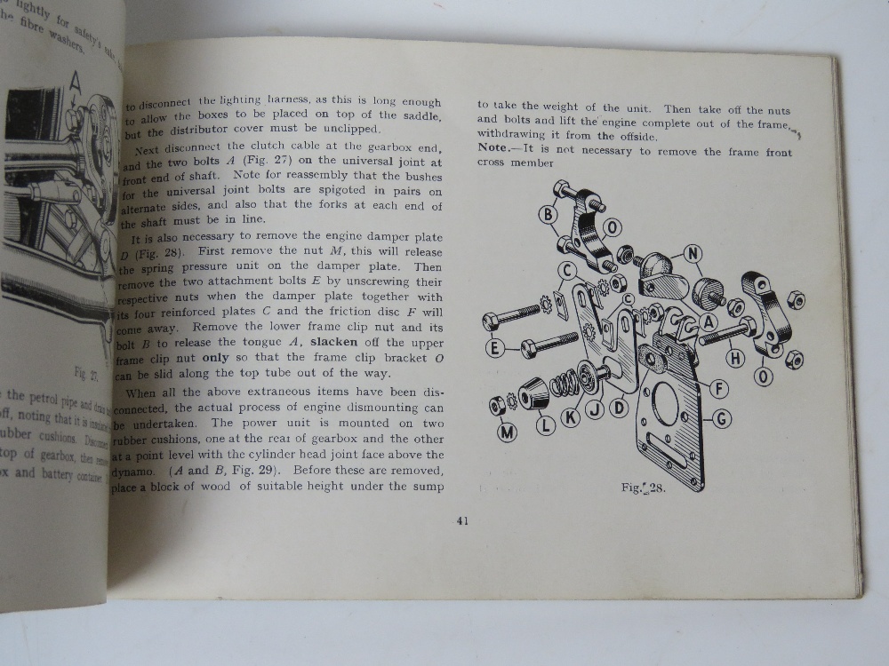 An instruction manual for a Sunbeam 500 OHC twi printed June 1957. - Image 3 of 6