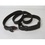 A WWII German K98 leather sling with tab.