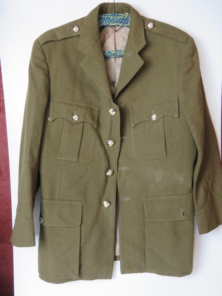 A British Army No 2 dress tunic.