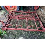 Browns Flat Eight bale handler with Euro fittings and quick-link hydraulic hoses (M&F)