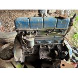 Ford diesel tractor engine (ex 5000 Lot 3 above) together with another cylinder block. Two items.