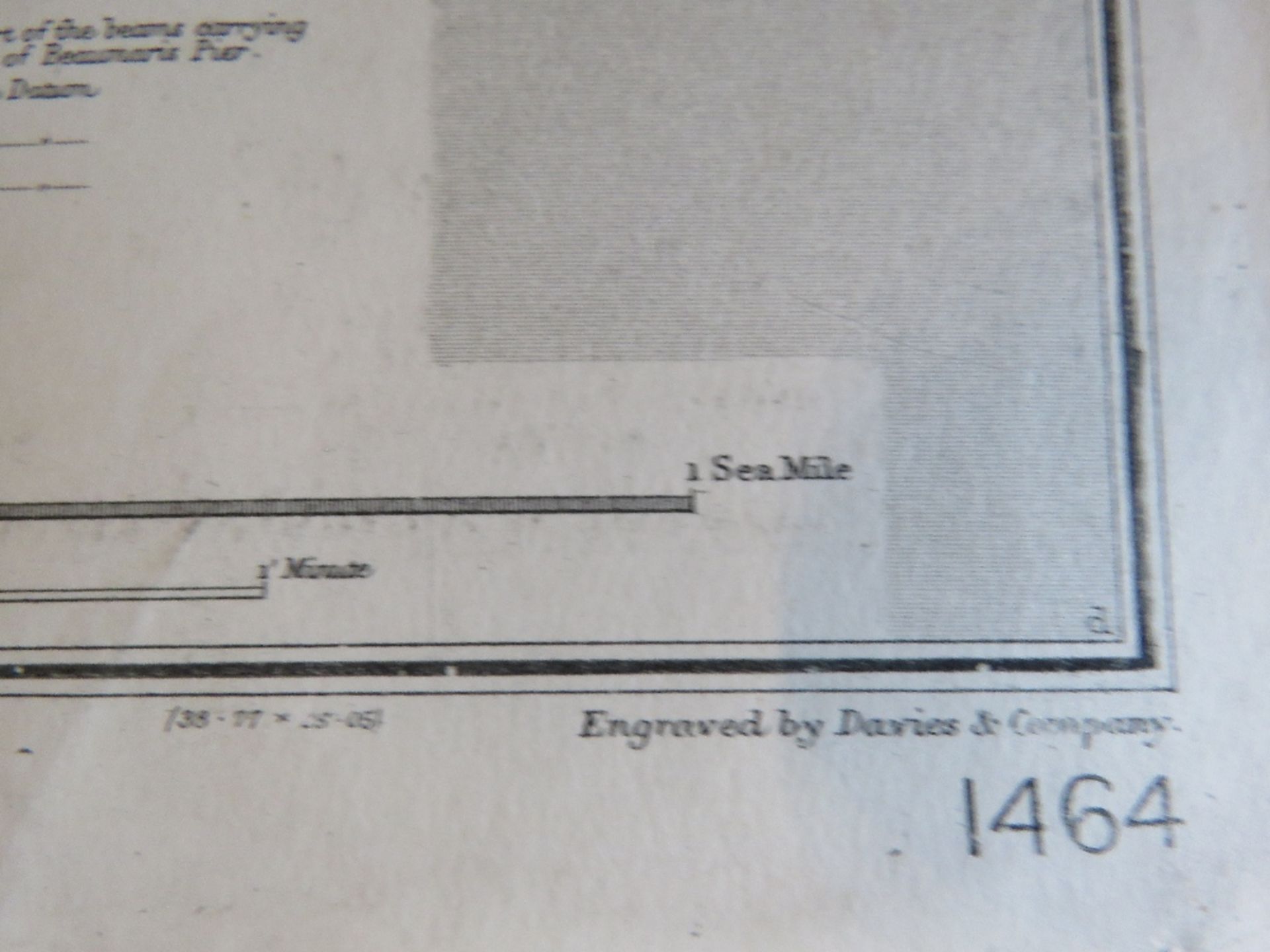 A Naval chart of Menai Strait surveyed by Staff Commander W.E. - Image 3 of 4