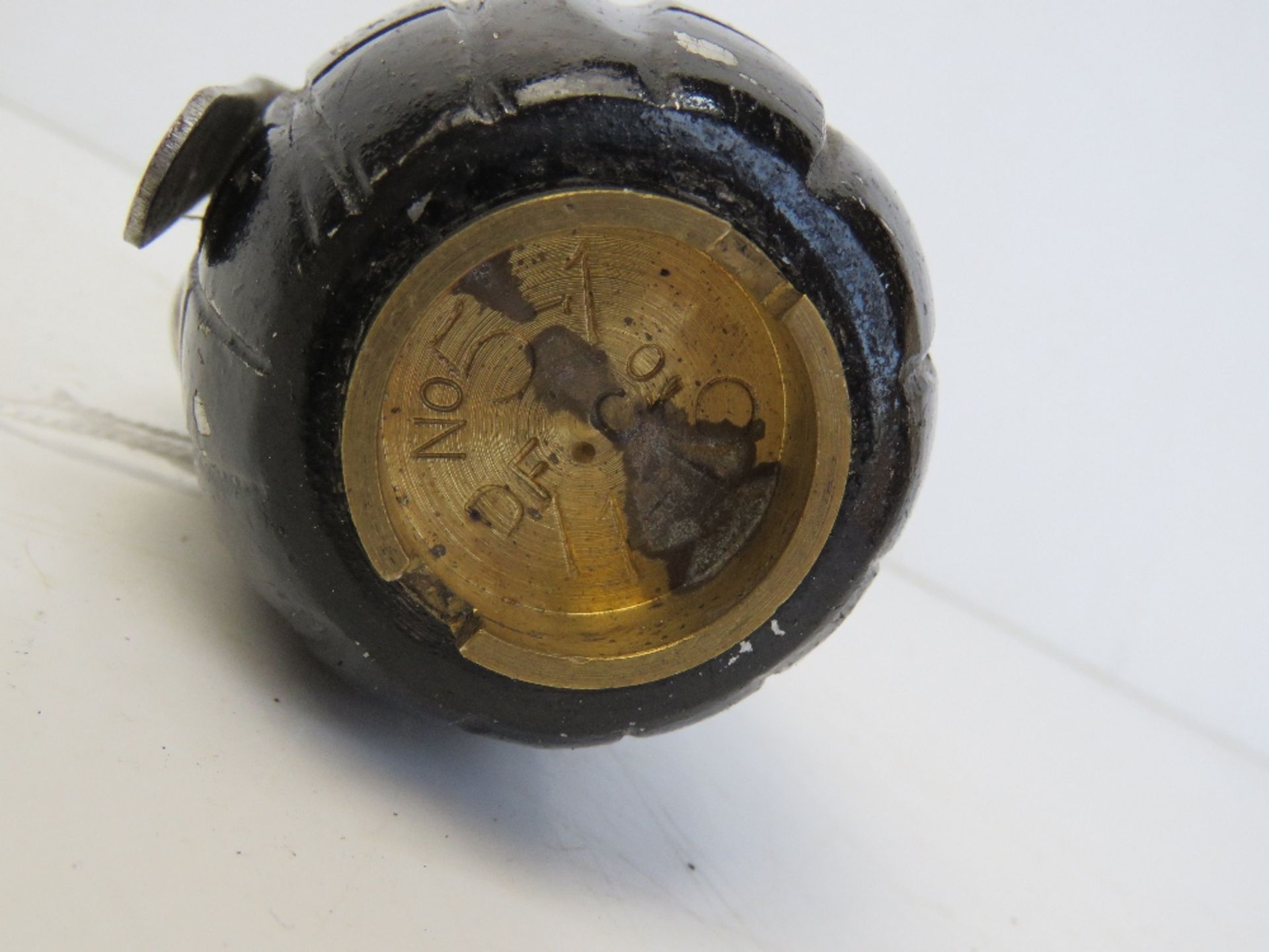 An inert WWI British No.5 Mills grenade, dated 1916 to base. - Image 2 of 3