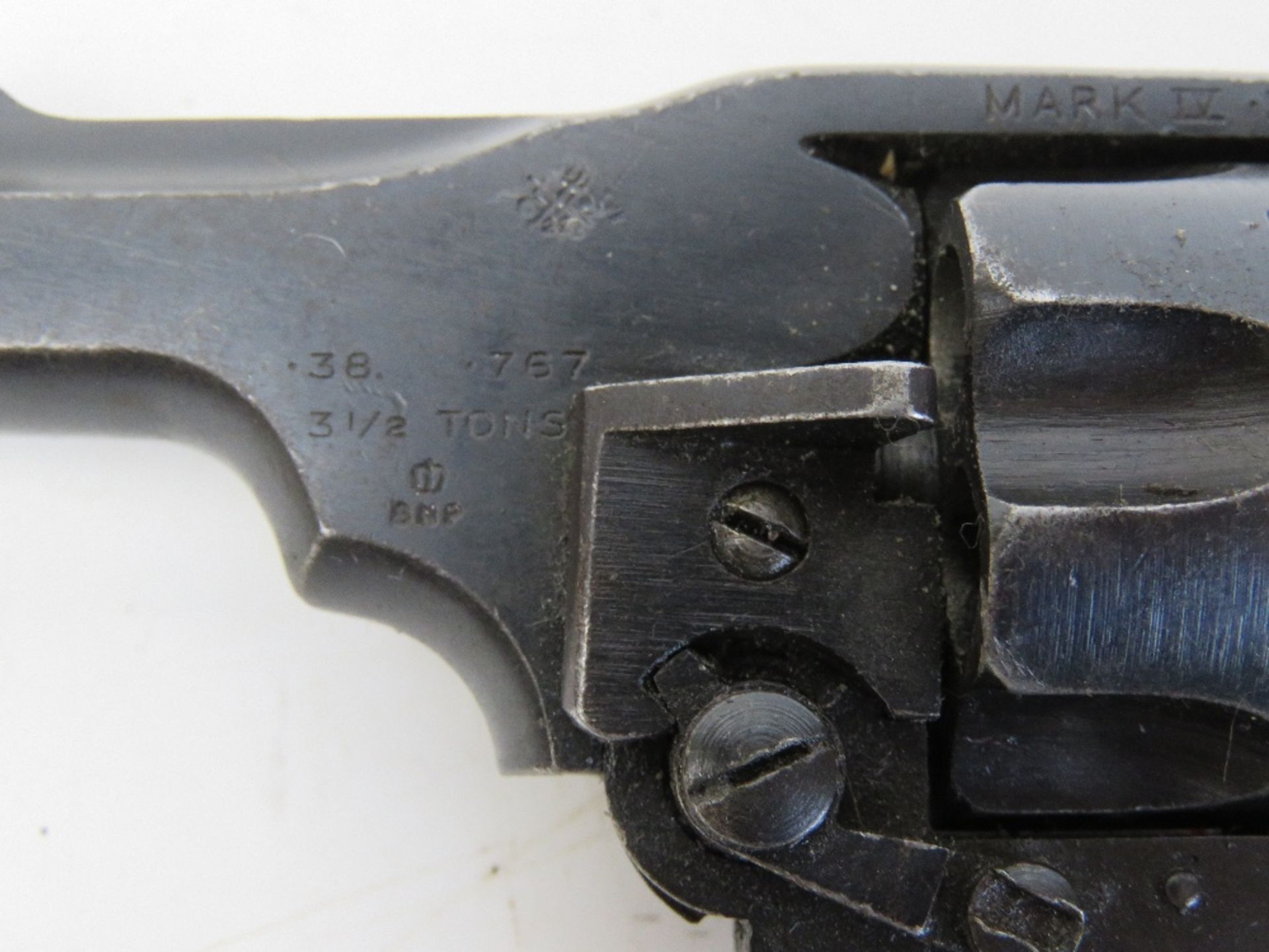 A deactivated Webley MK IV snub nosed revolver. - Image 2 of 4