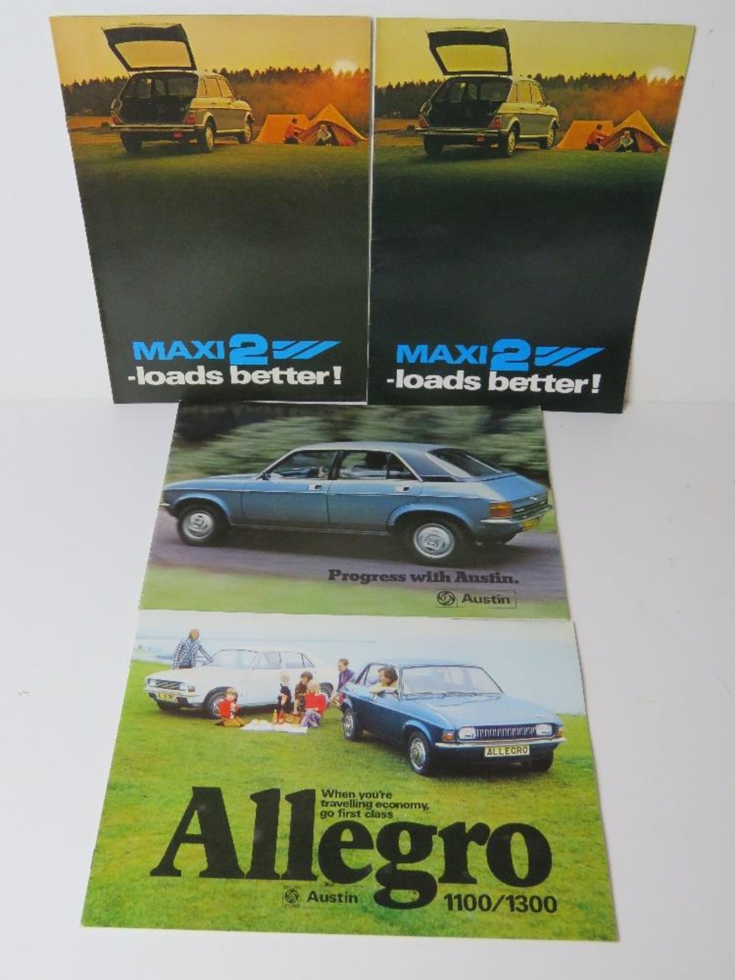 Four Austin sales brochures inc 'Progres