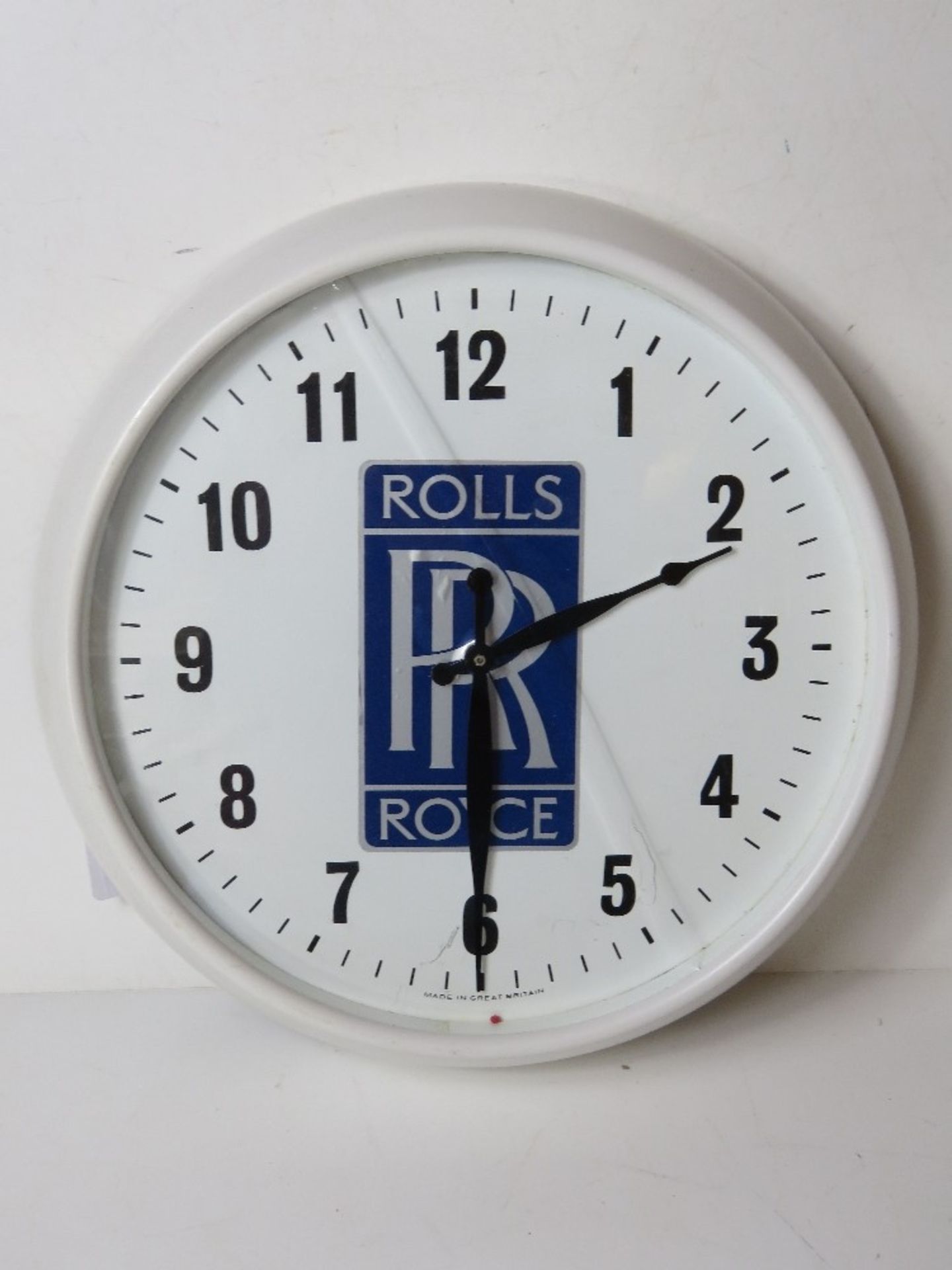 A c1960s Smiths 12" dial wall clock havi