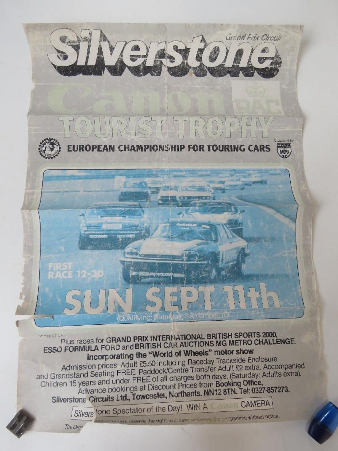 An original Silverstone poster c1970s fo