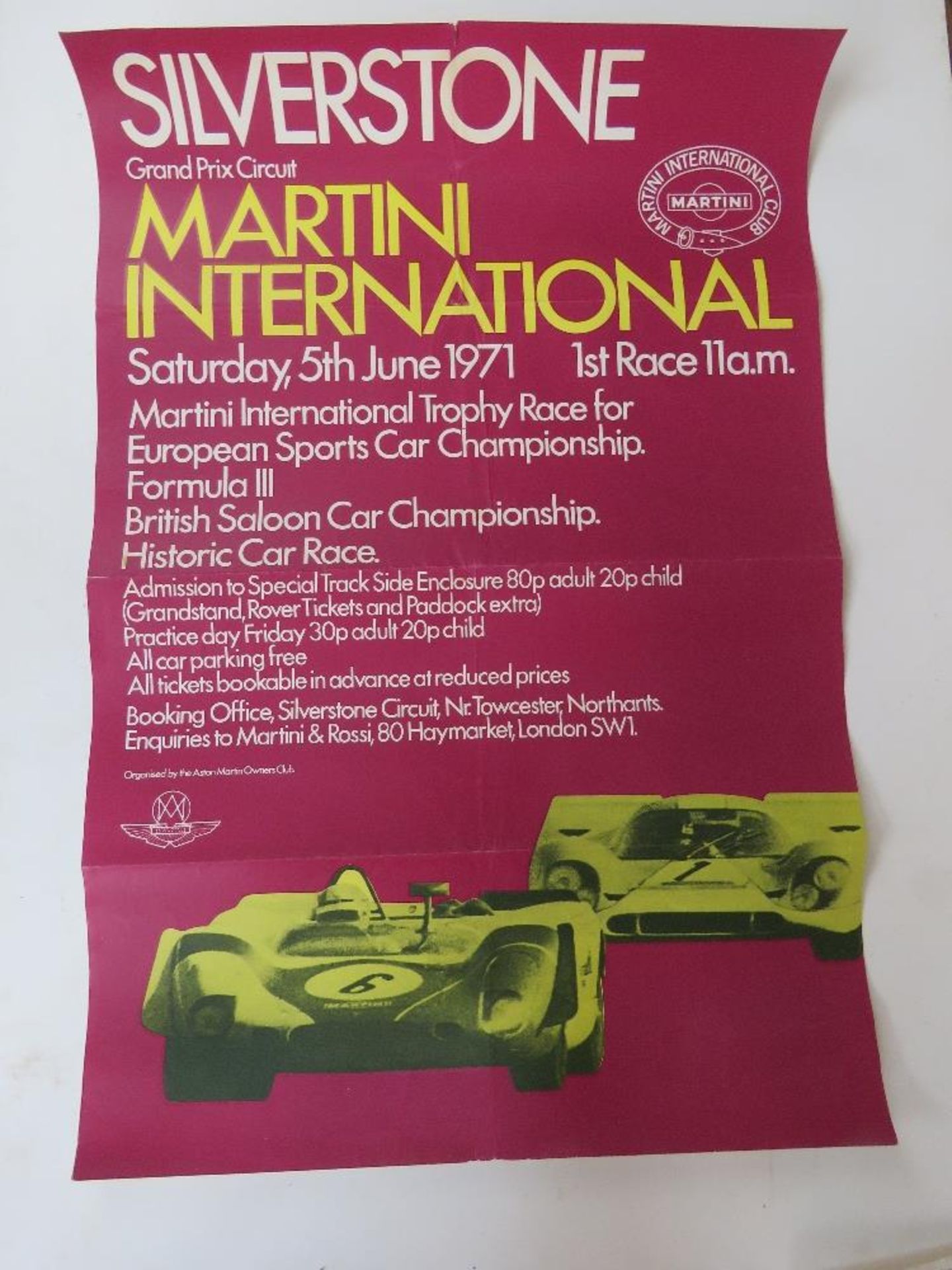 An original 1971 Silverstone Grand Prix