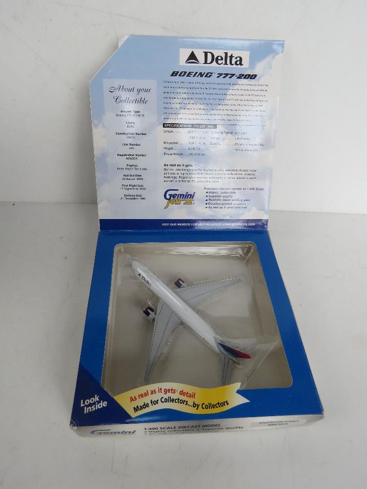 A Gemini Jets II die cast scale model Bo