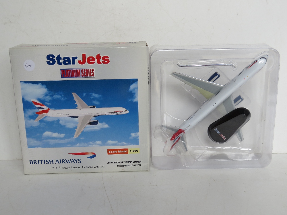 StarJets scale model Platinum Series Boe