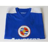 An autographed Reading Football Club t-shirt, child size.