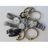 A quantity of assorted wrist watches inc Sekonda, Acctim, Timex, etc.