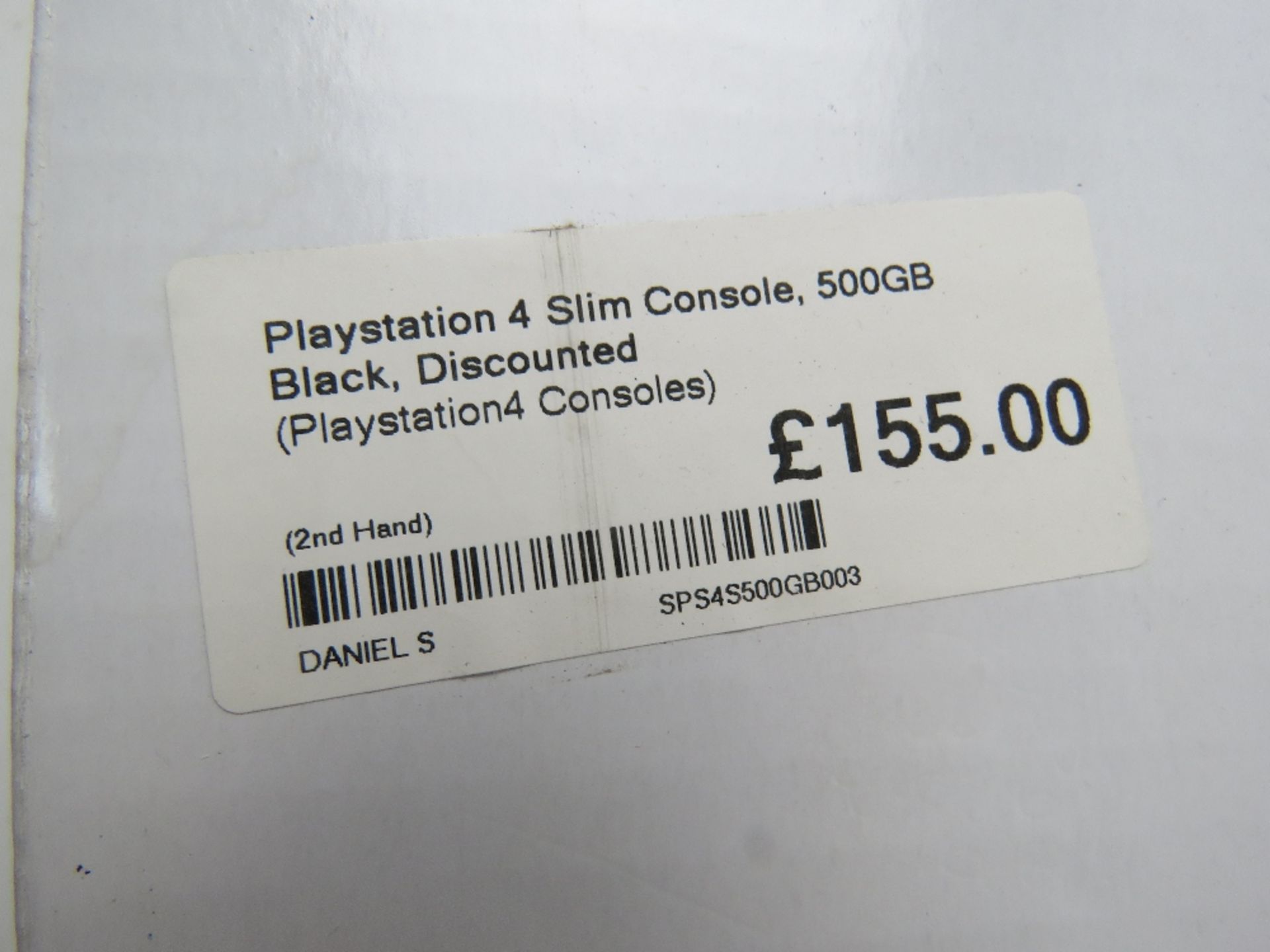 A PS4 Slim console in box with controller and game. - Image 2 of 2