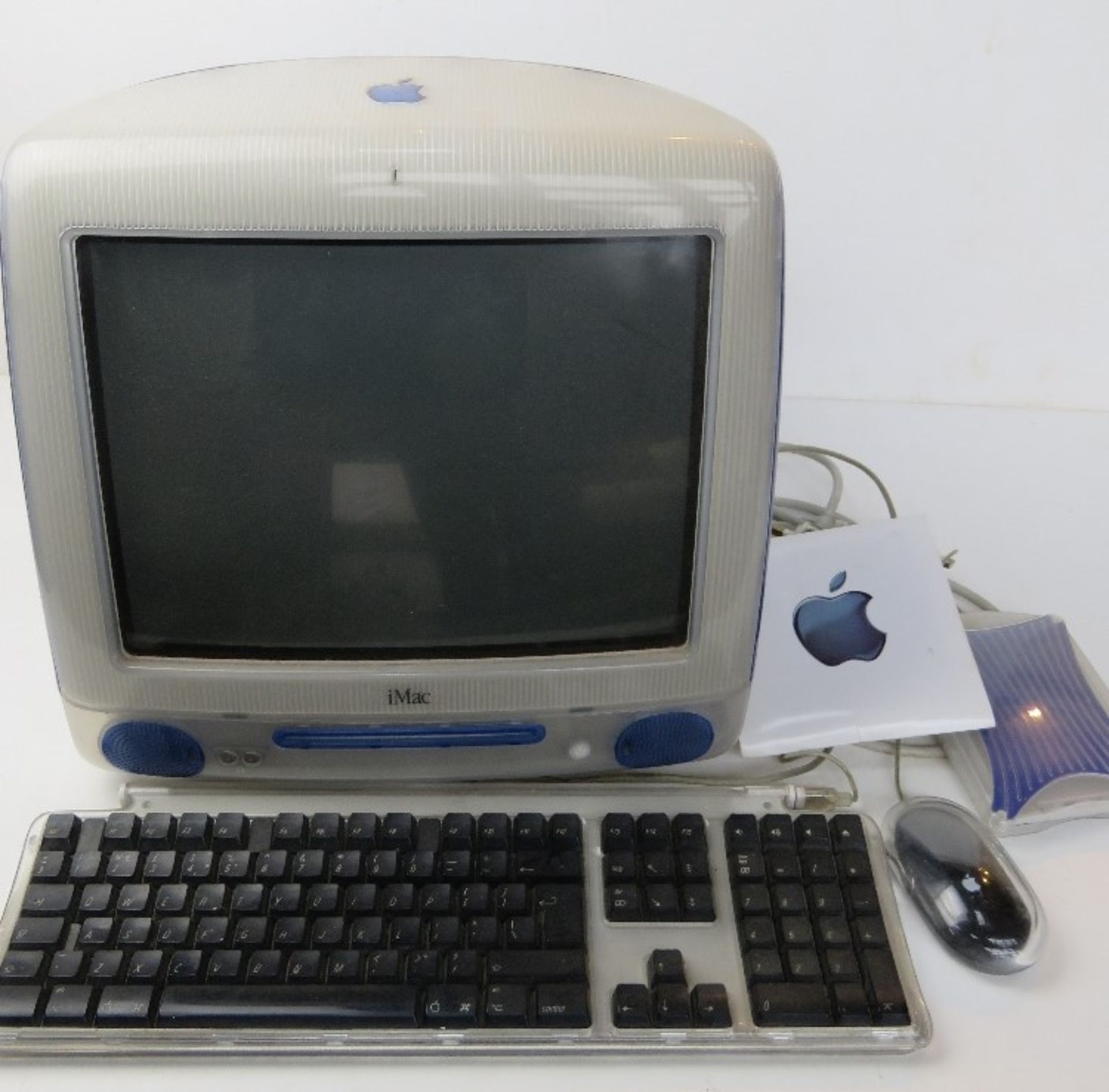 An Apple iMac desktop computer.