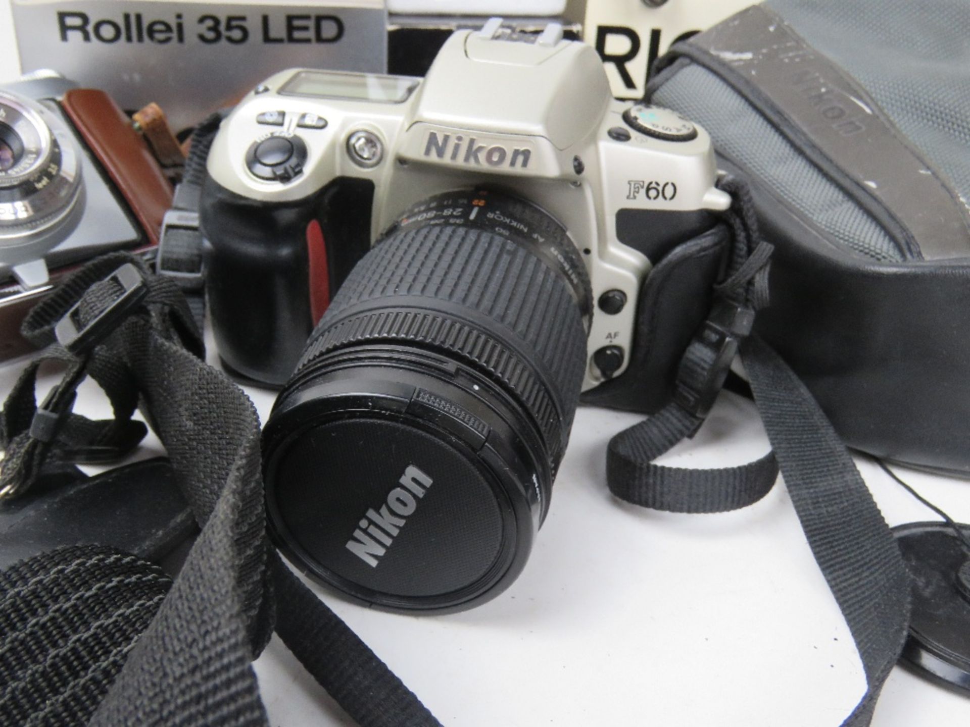 A quantity of cameras and equipment inc Ricoh XR lens in original box, Ricoh KR-10 in original box, - Image 5 of 5