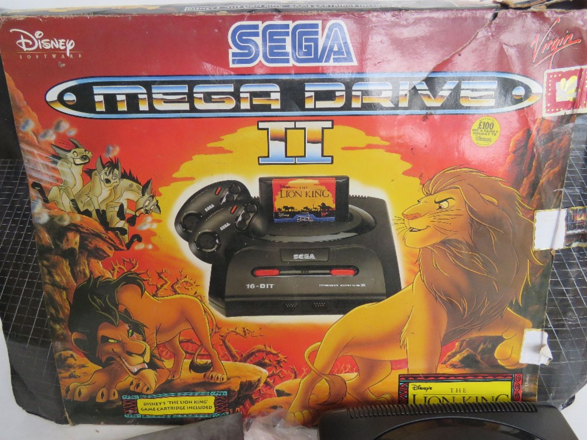 A Sega Megadrive II in Disney Lion King themed box with instructions, - Image 3 of 3