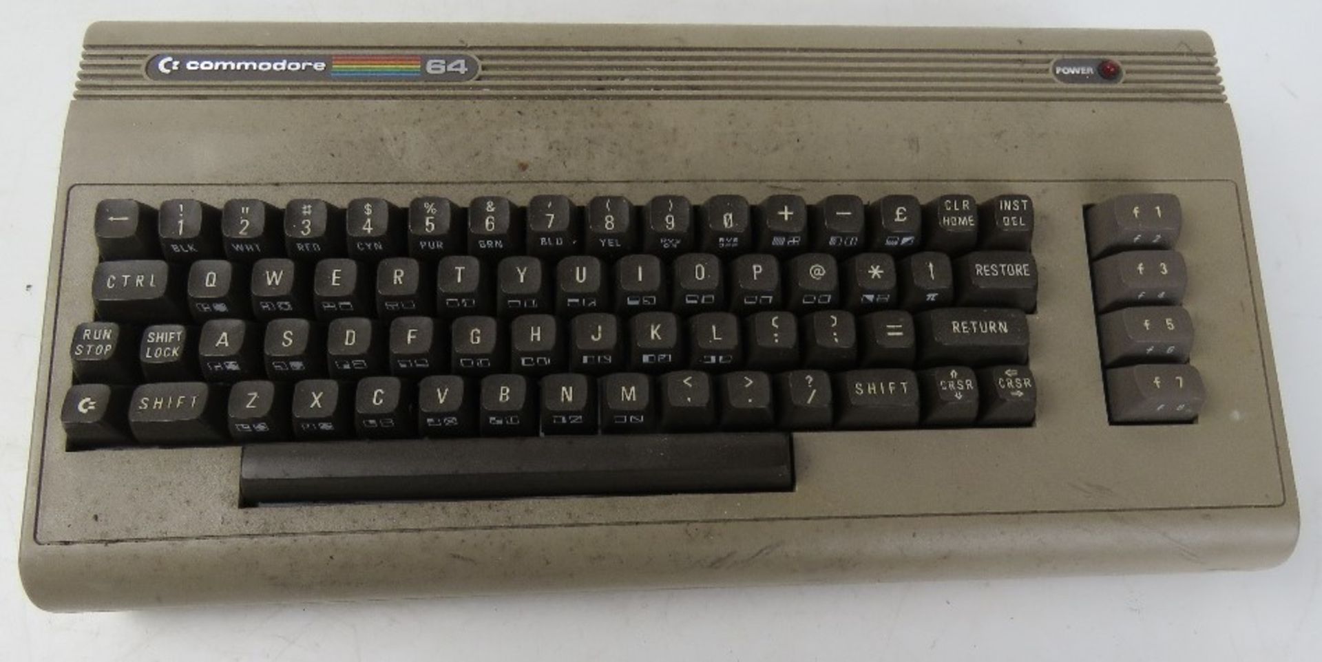 A Commodore 64 keyboard.