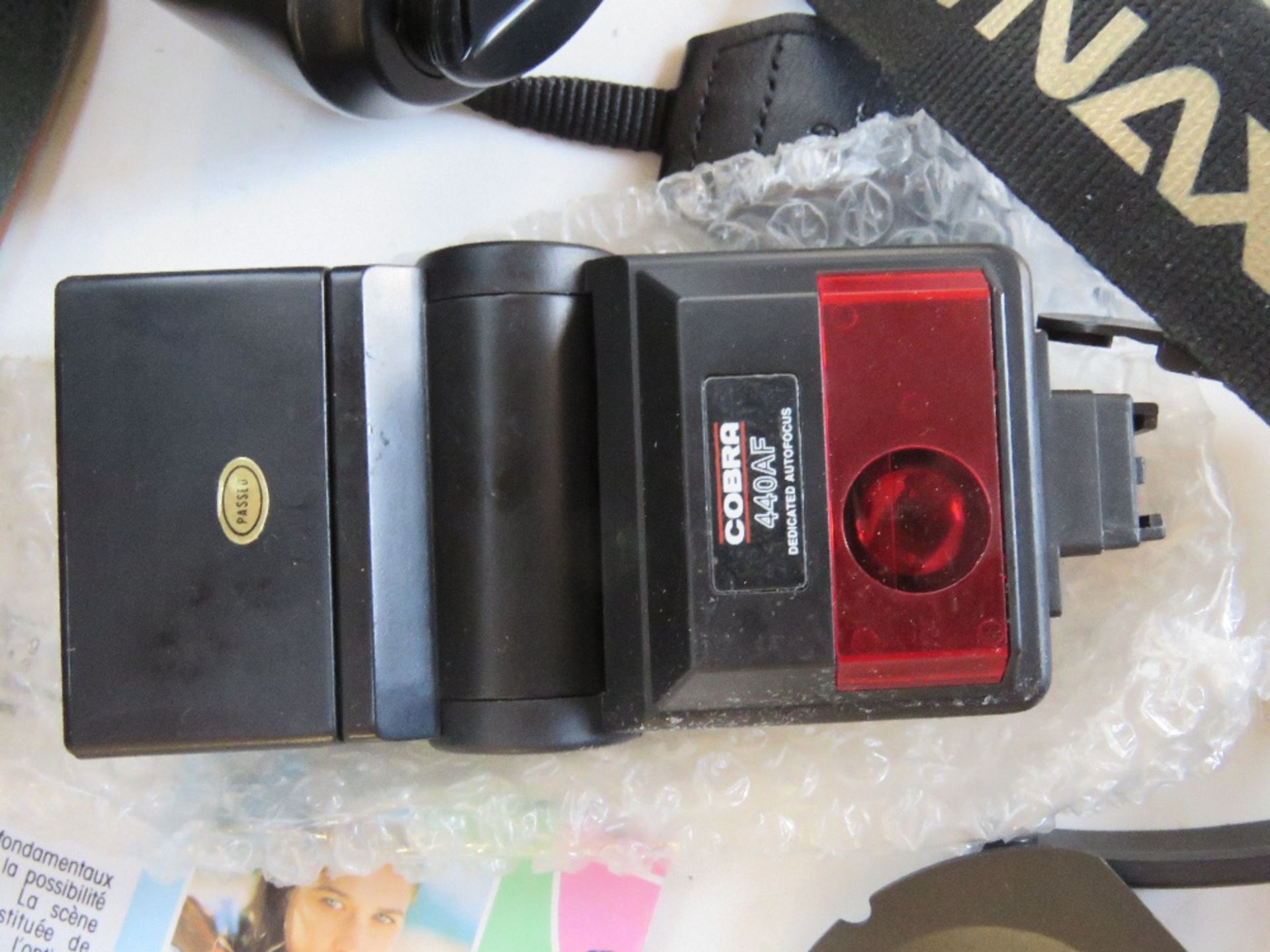 A Minolta 404SI camera with lenses, Cobra flash, etc. - Image 4 of 6