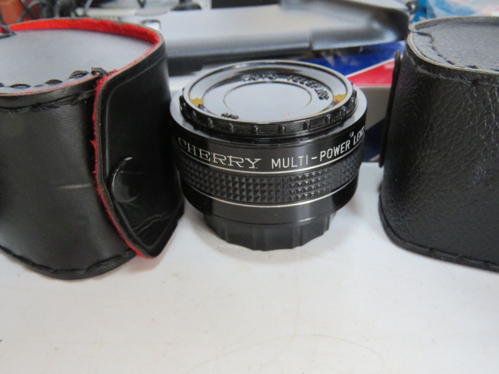 A quantity of camera equipment inc lenses by Sirius, Vivita, Prinzflex, a Sumpak Auto114 flash, etc. - Image 2 of 8