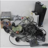 A quantity of video games, consoles and accessories, inc PS1, PS2, Wii,