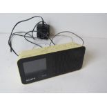 A Sony Dream Machine alarm clock DAB radio.