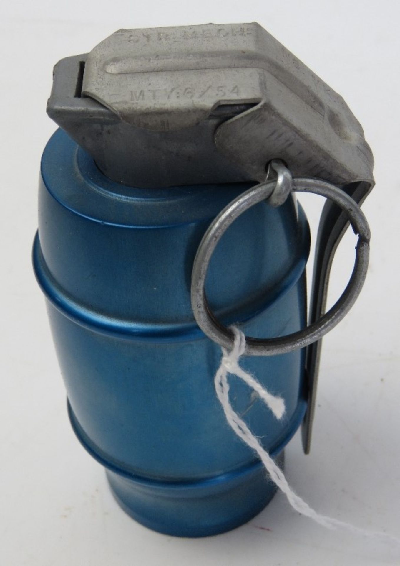 An inert British Prototype training grenade with N.8 fuse.