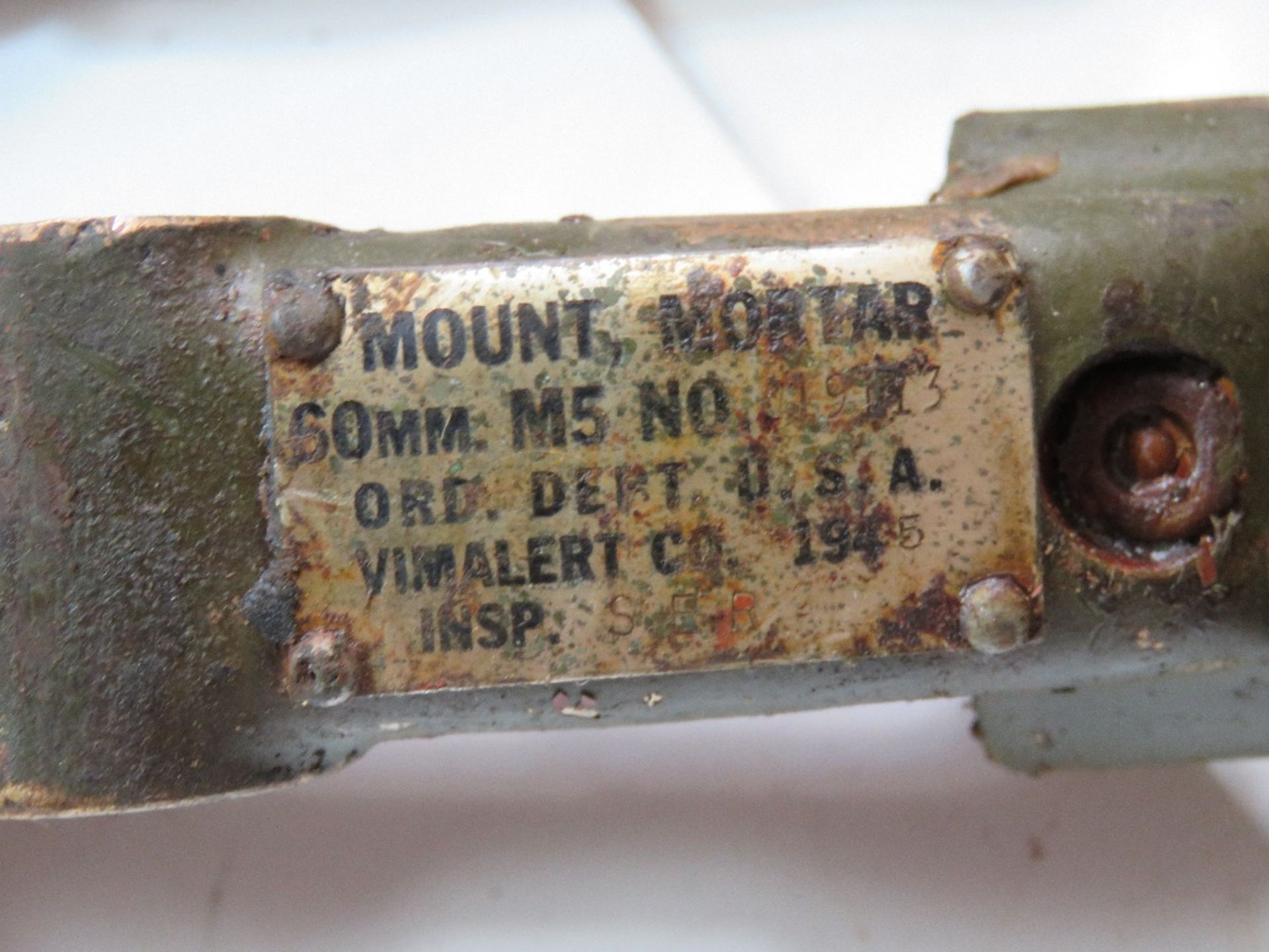 Two US M5 Mortar Mount and sight brackets. - Image 3 of 3