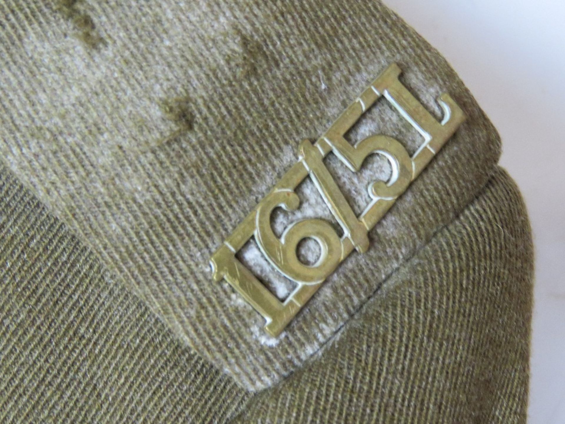 A British Army No 2 dress tunic and trousers, having epaulette badges upon, - Image 4 of 4
