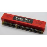 A Mabie Todd Swan fountain pen with 14ct