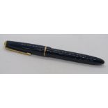 A Parker Slimfold fountain pen with 14ct