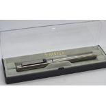 A Parker '25' fountain pen, stainless st