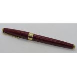 A Parker '17' fountain pen with 14ct gol