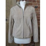 A leather ladies jacket size 14 having f