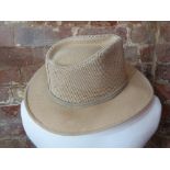 A 100% cotton safari hat.