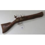 A reproduction blunderbuss.