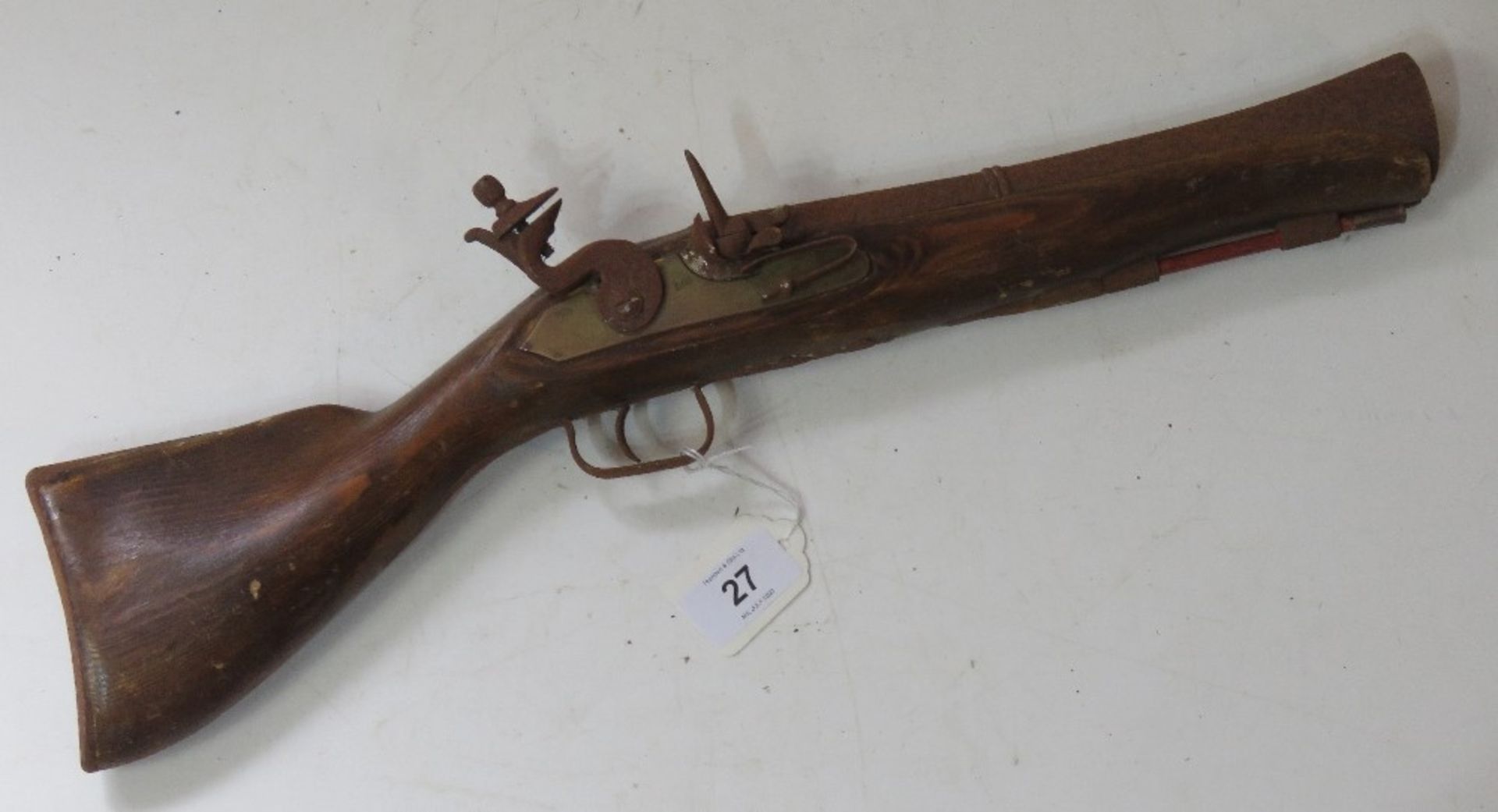 A reproduction blunderbuss.