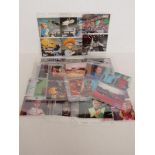 Postcards; Stingray, Thunderbirds, Captain Scarlet, Space, UFO, and Joe 90. Approx 48 items.