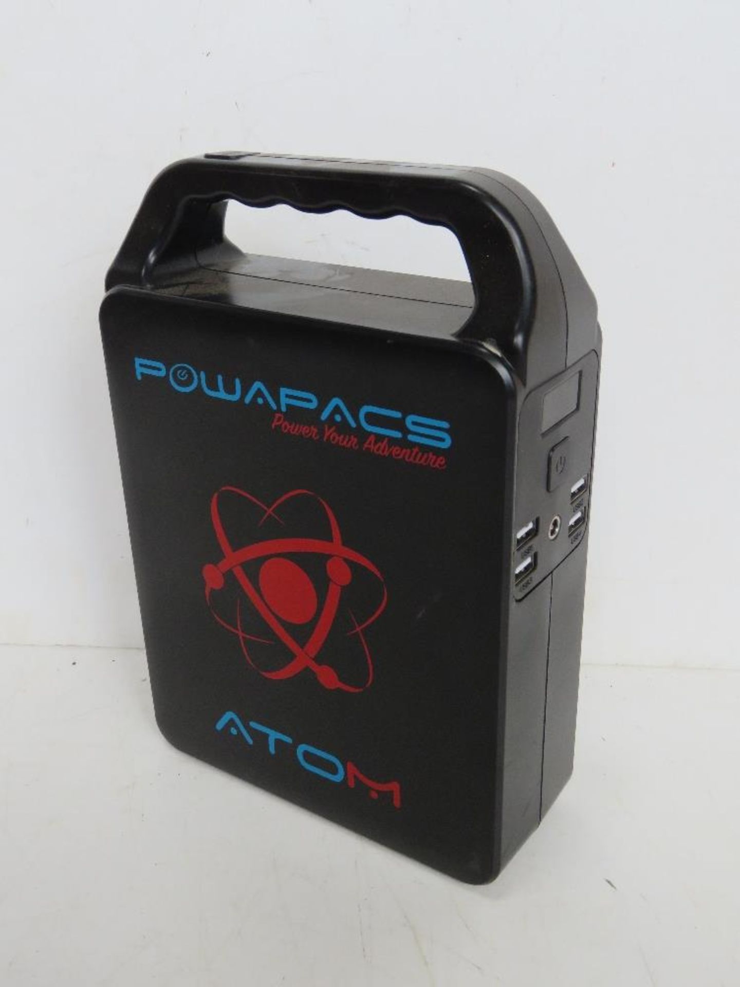 A Powepacs Atom solar generator system Disclaimer - all items in this sale are sold as untested