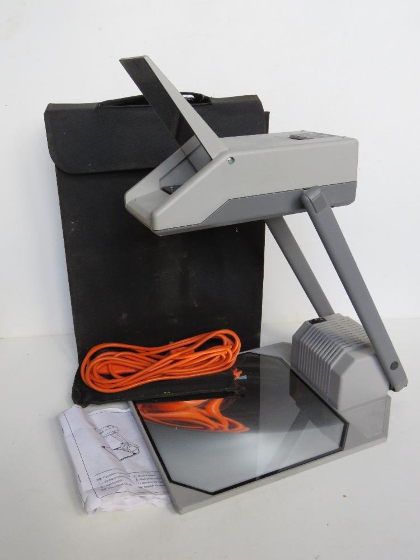 A Vega portable overhead projector.