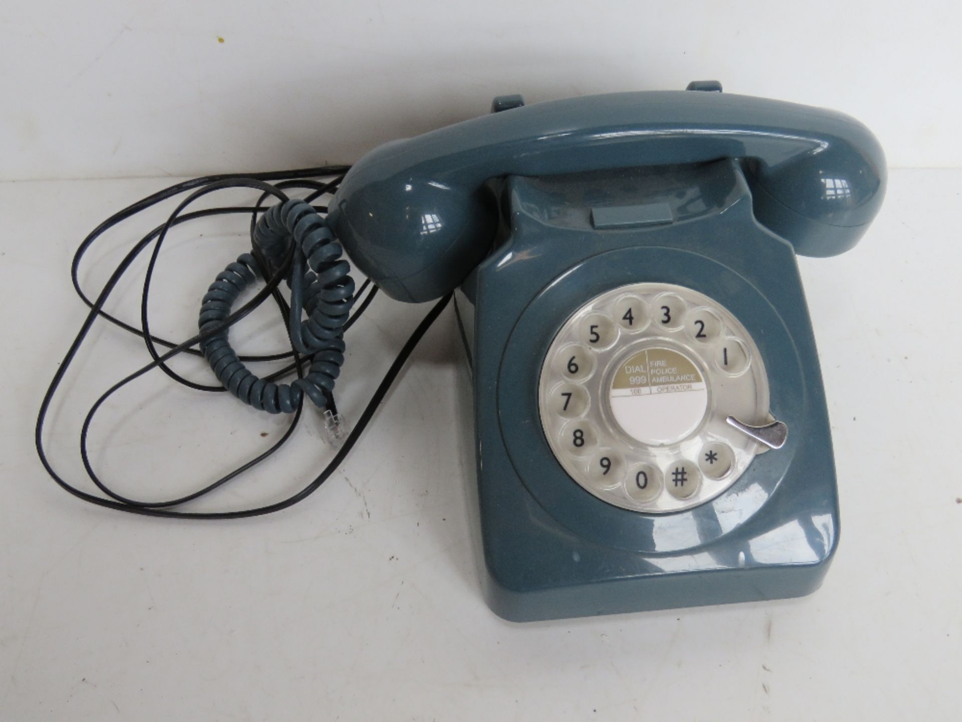 A contemporary Rotary telephone.