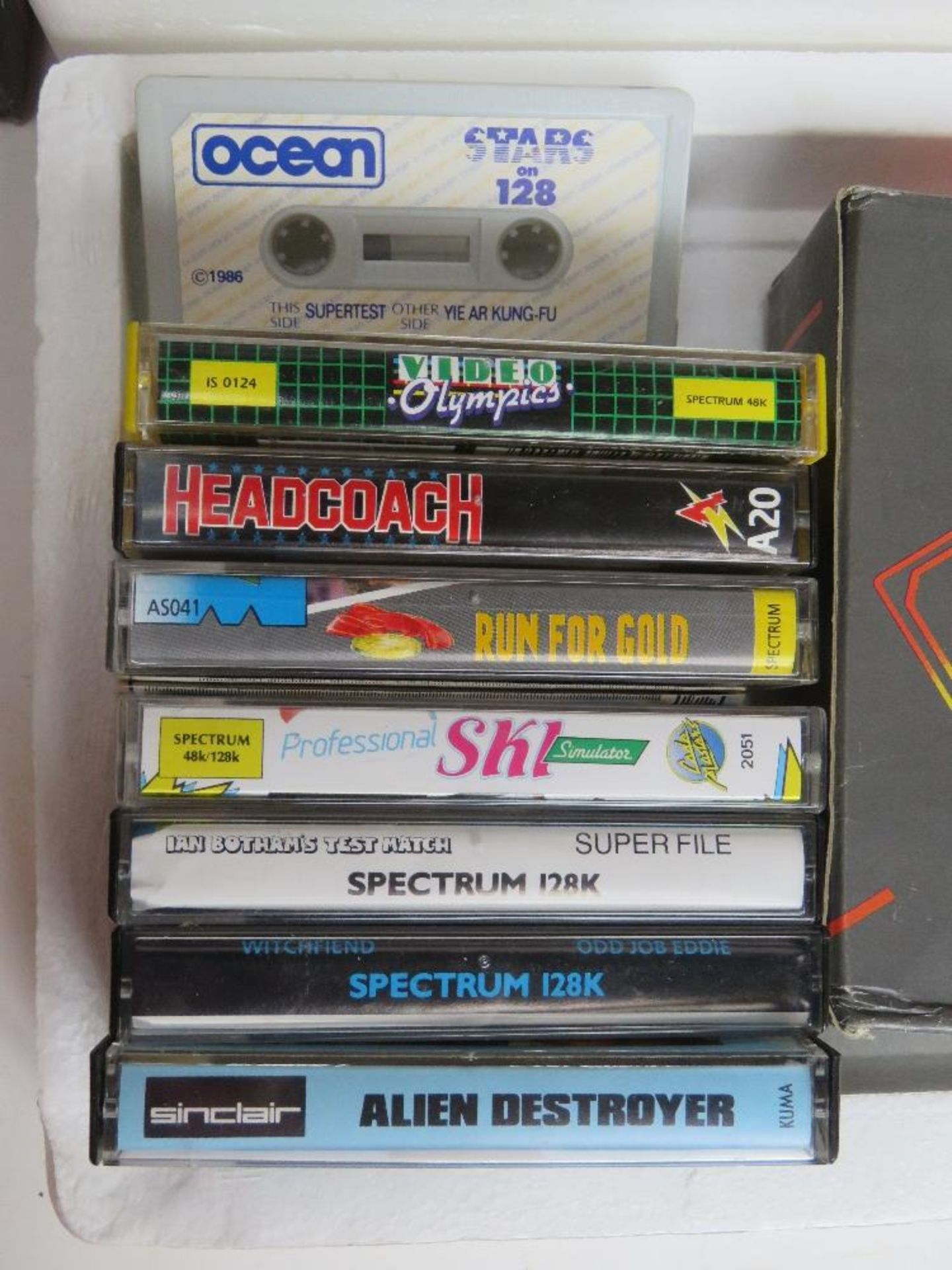 A Sinclair ZX Spectrum +2 with controller and games in original box, boxes showing signs of wear, - Image 4 of 4