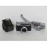 A Yashica MD5042450 camera together with two other items.