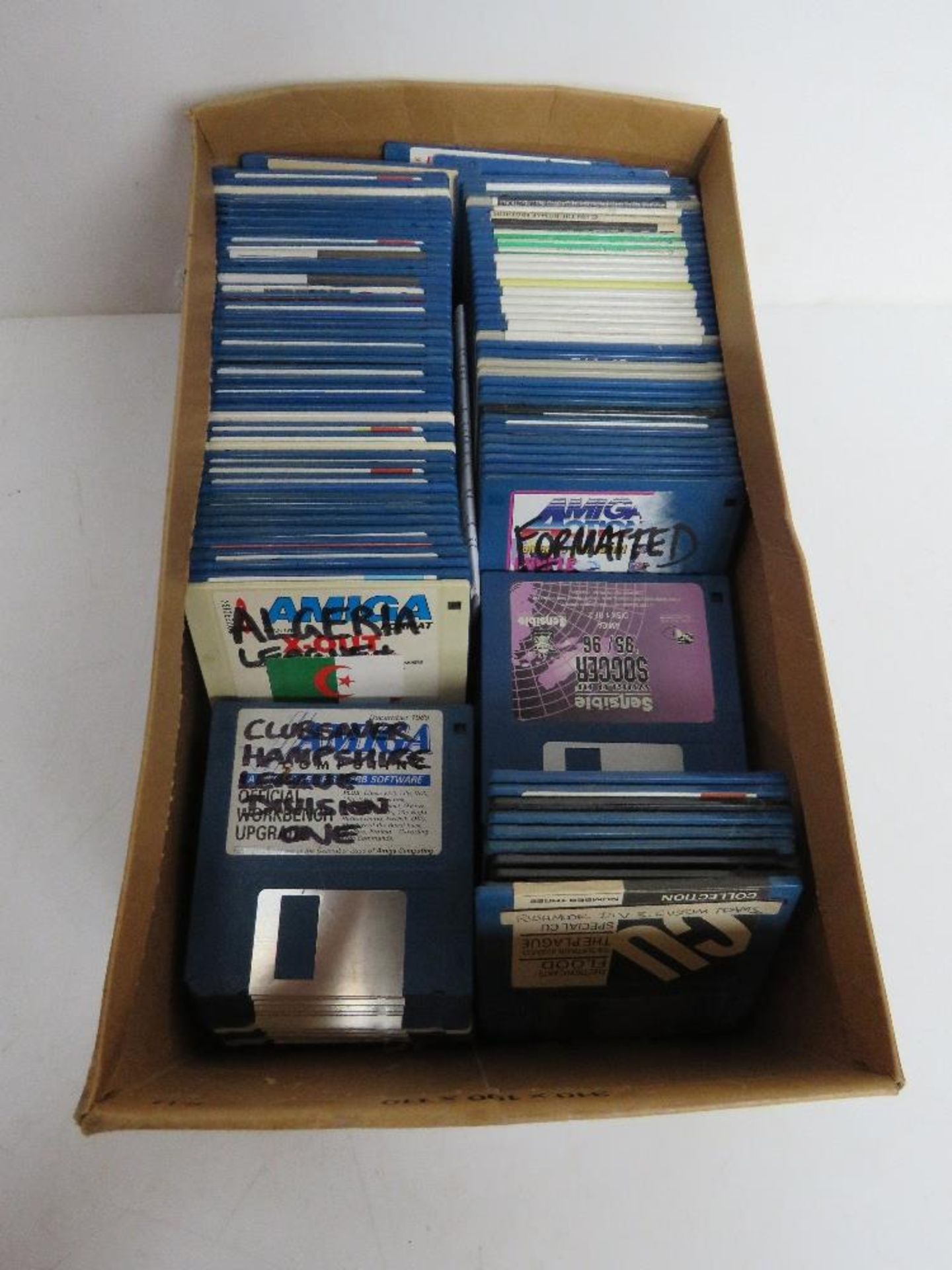 A large quantity of Amiga floppy discs Disclaimer - all items in this sale are sold as untested