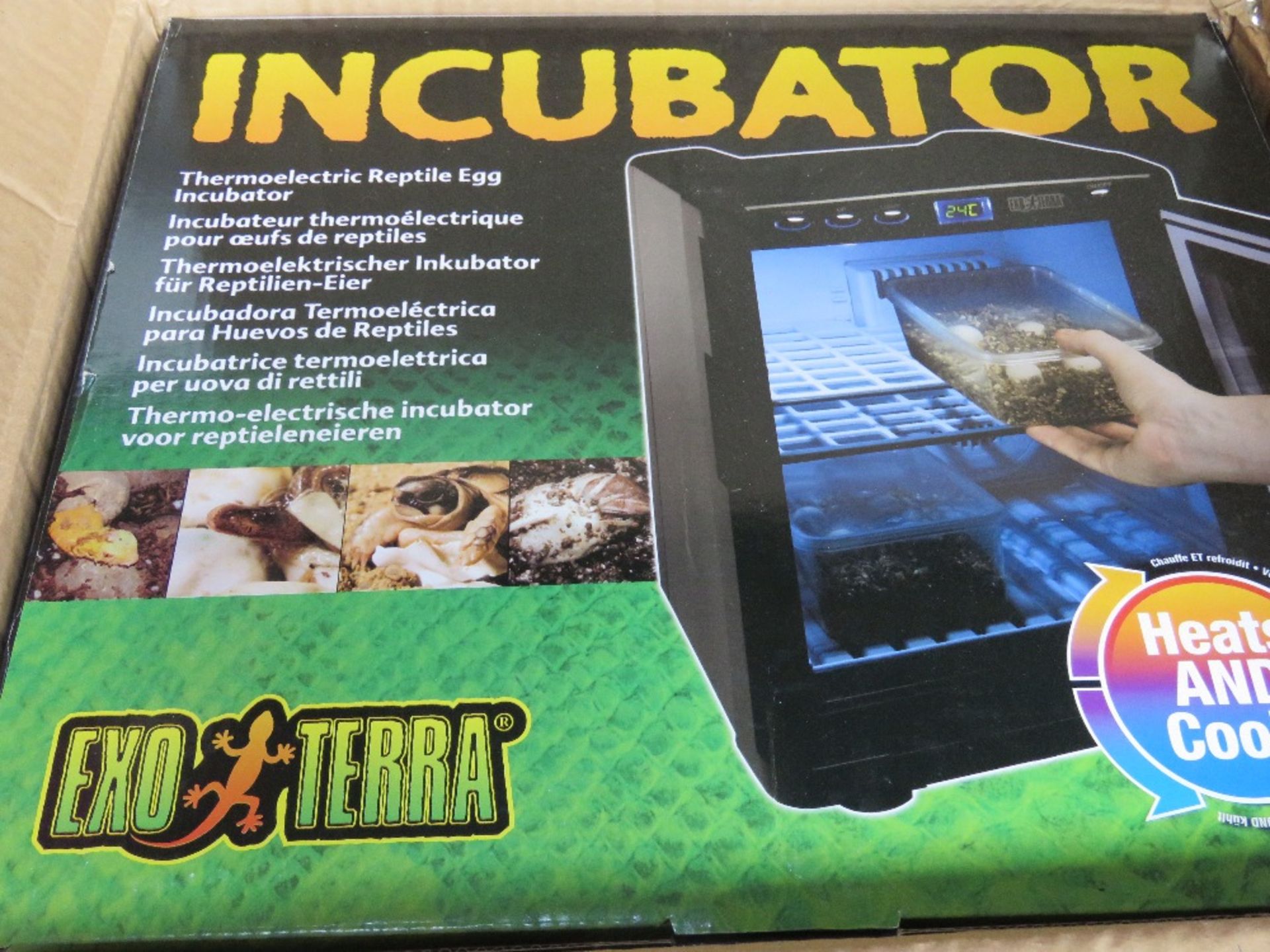 An Exoterra thermoelectric reptile egg incubation, as new in box. - Image 2 of 2