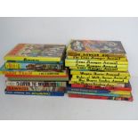 A quantity of Lone Ranger Annuals, Sooty Annuals, and other various books similar.