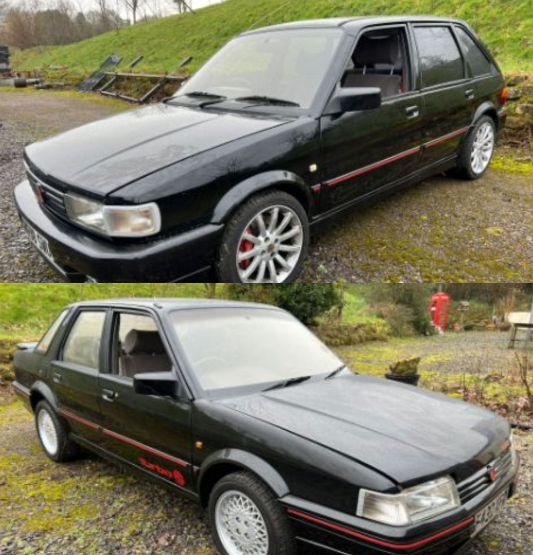 MG Bundle; MG Montego Turbo 1988, Rover MG Maestro Turbo 1990, and an MG Turbo engine and gearbox.