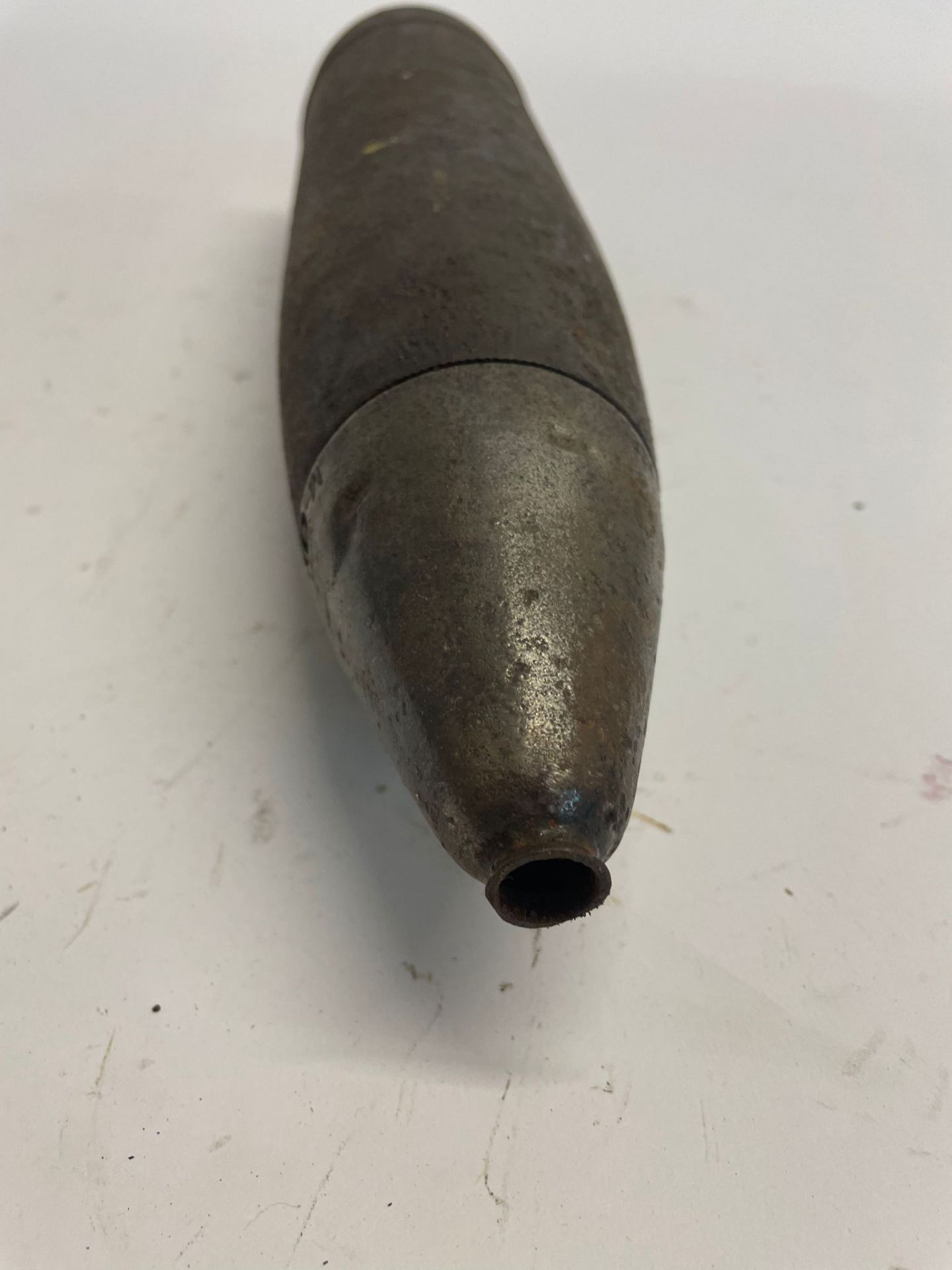 An inert WWII German Leig 18 HE projectile. This lot will be available to collect in person 48 hours - Image 3 of 4
